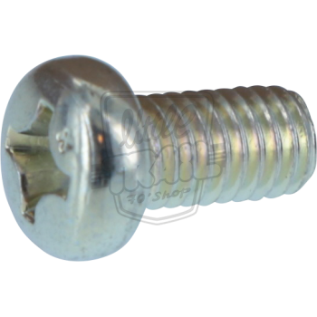 Vis à tête cylindrique 6x12mm pour fixer le garde-boue avant à son support sur les Honda Dax ST50 et ST70 de 1969 à 1981