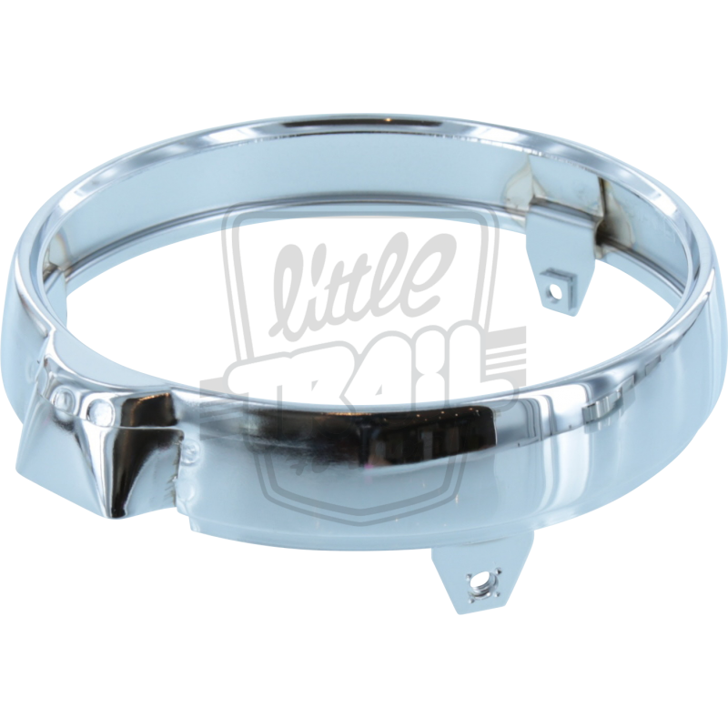 Cerclage chromé d'optique avant pour Honda Dax ST70 tous modèles.