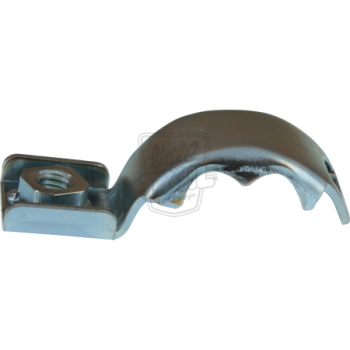 Patte de fixation chromée origine Honda pour la grille chromée du pot d'échappement pour Dax ST50 et ST70 6v et 12v.
