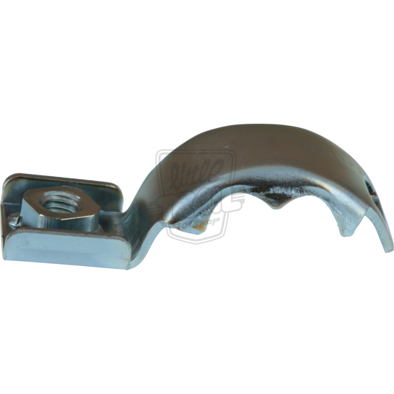 Patte de fixation chromée origine Honda pour la grille chromée du pot d'échappement pour Dax ST50 et ST70 6v et 12v.