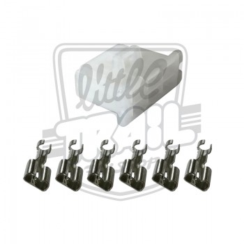 Prise mâle 5 fils (6 emplacements) pour Honda Dax ST70 de 1969 à 1976 inclus