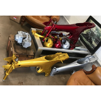 Honda Dax ST50 ST70 Gold & Candy Red
