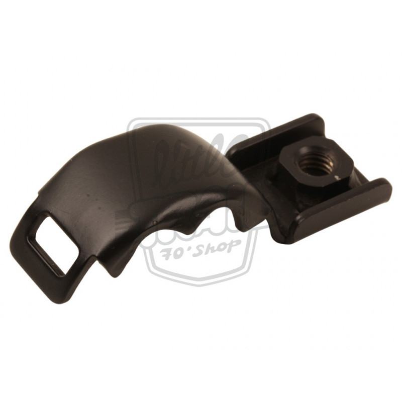 Patte de fixation noire origine Honda, pour fixer la grille chromée du pot d'échappement pour Dax ST50 et ST70 6v et 12v