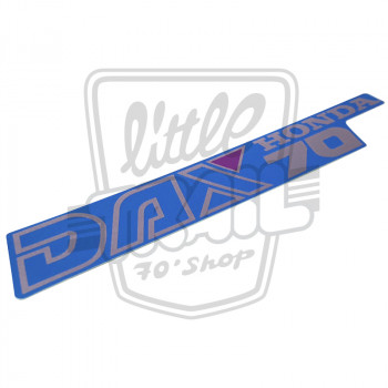 Autocollant de cadre bleu origine Honda Dax ST70 12v, commercialisés de 1990 à 1998 inclus