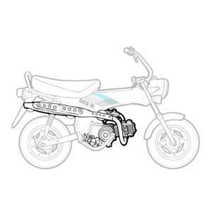 Moteur - Boite Honda Dax 12v 1990/1996