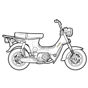 HONDA CHALY CF50 CF70
